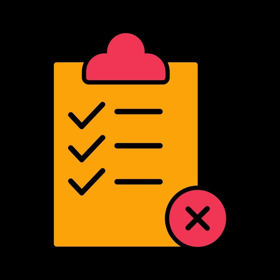 Rejected Vector Icon