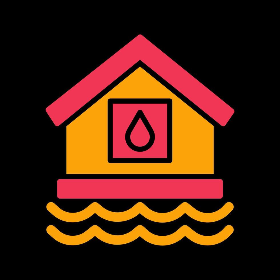 Water House Vector Icon