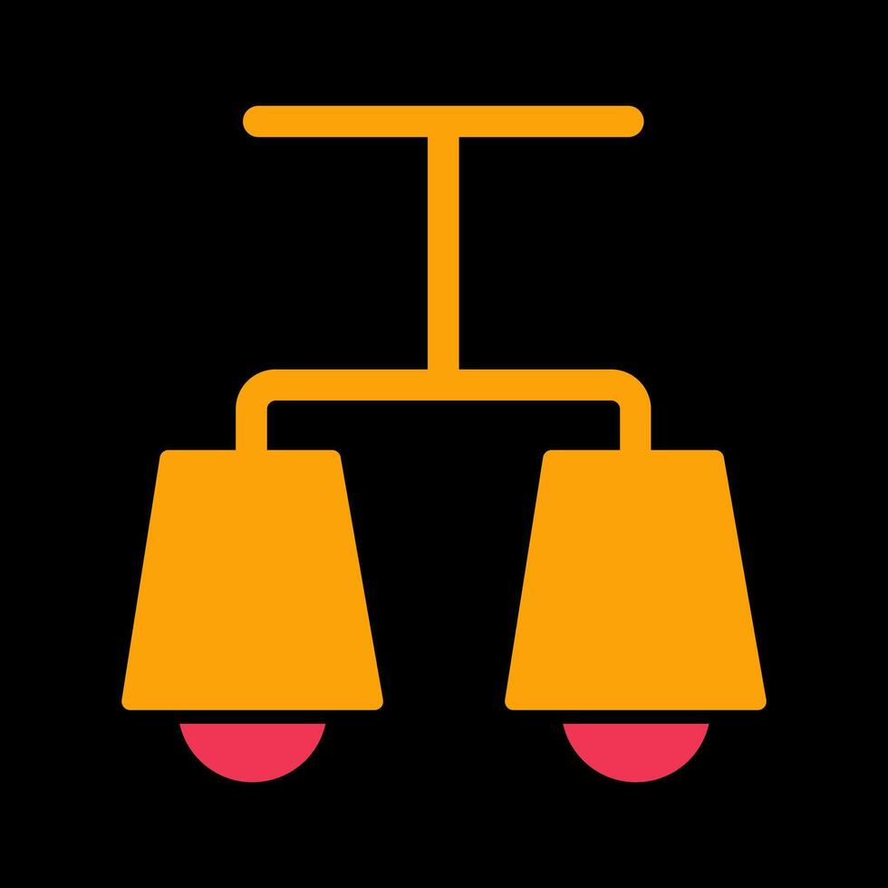 Lit Lamp Vector Icon