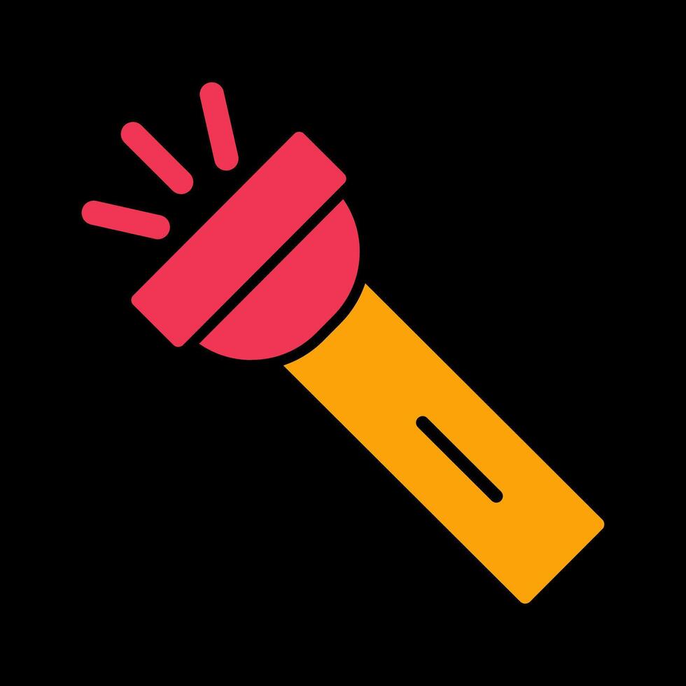 Flashlight Vector Icon