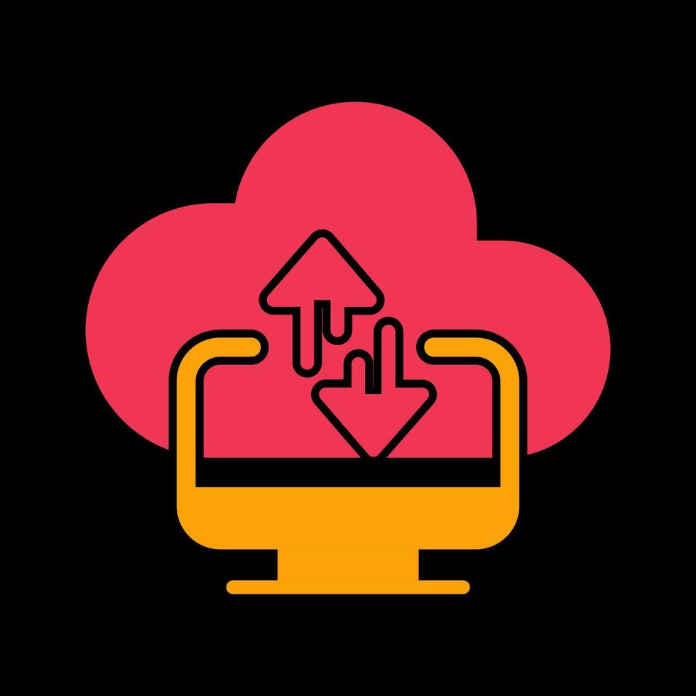 Data Transfer Vector Icon