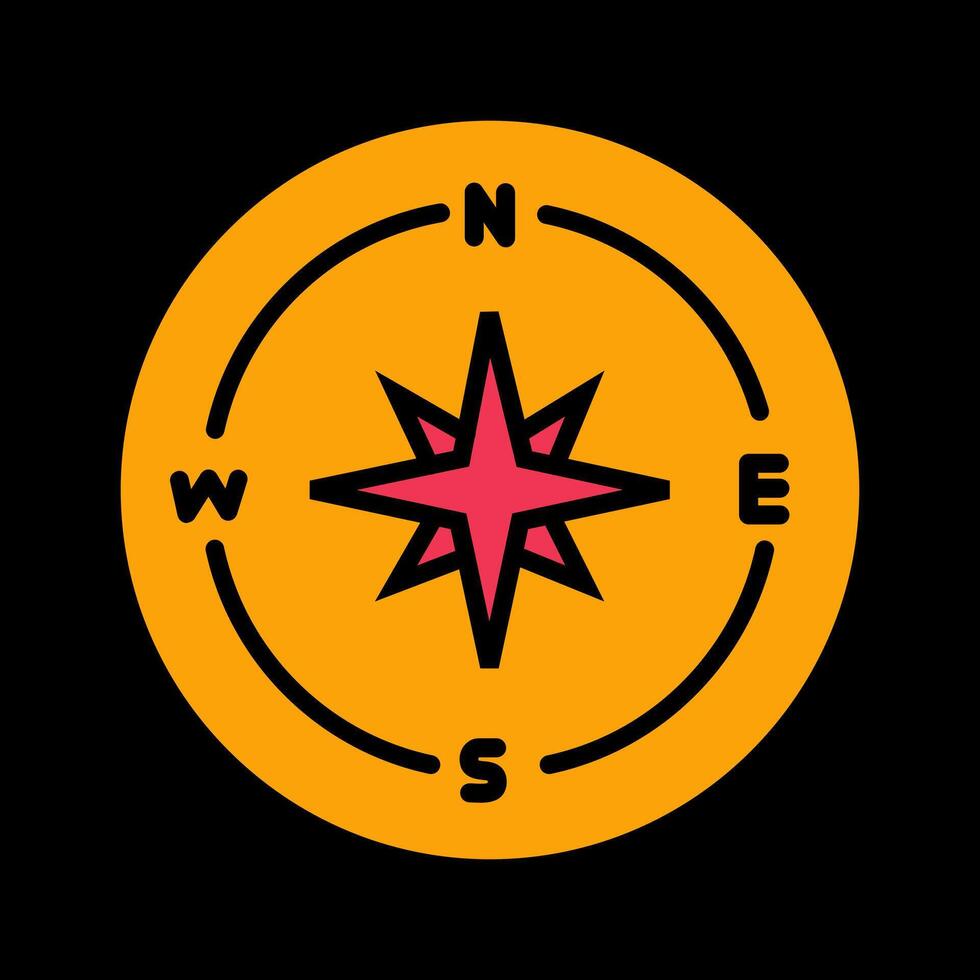 Compass Vector Icon