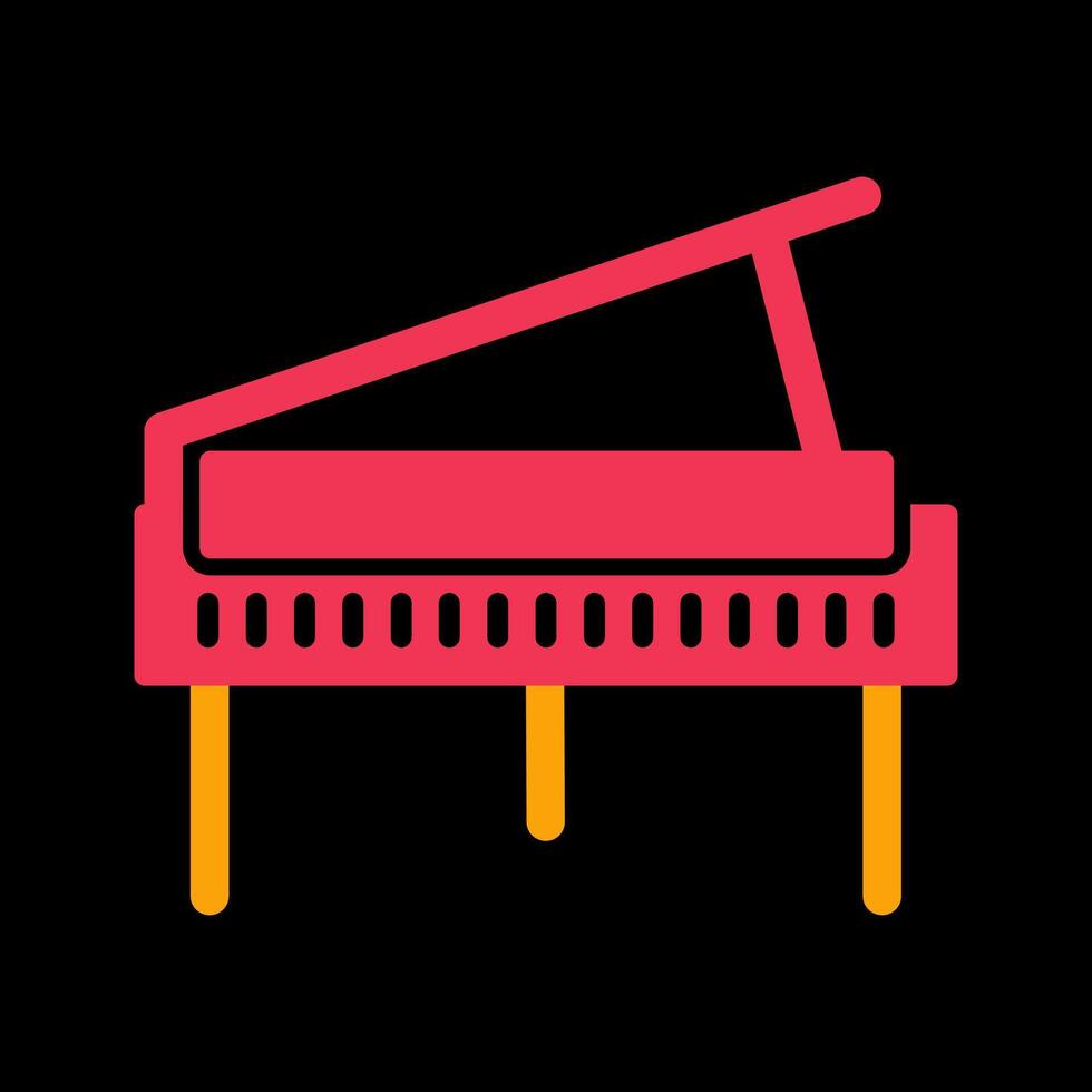 Grand Piano Vector Icon