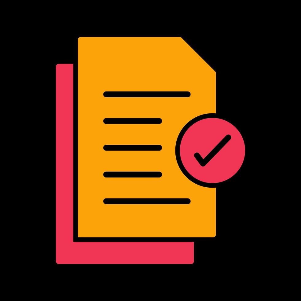 Report List Vector Icon