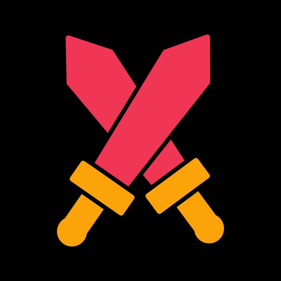Two Swords Vector Icon