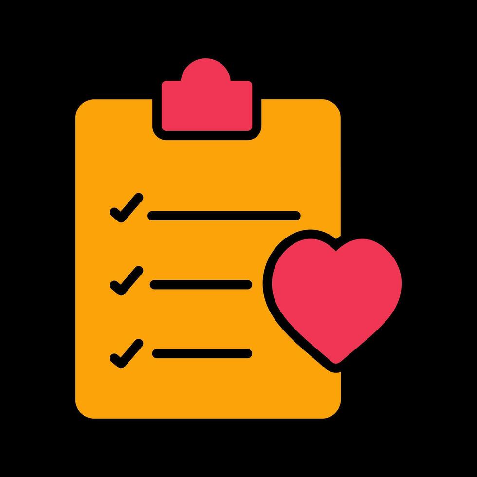 Wishlist Vector Icon