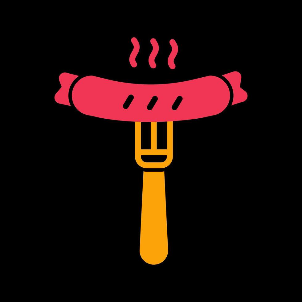 Sausage Vector Icon
