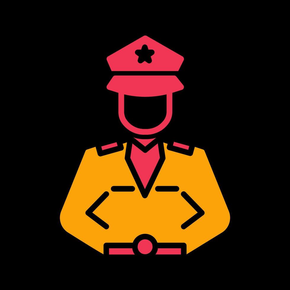 Police Man Vector Icon