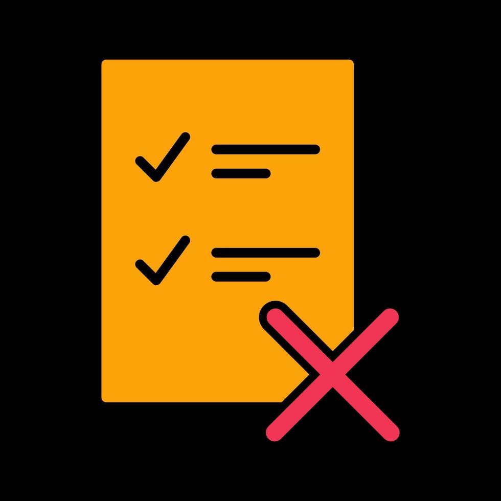 Fake List Vector Icon