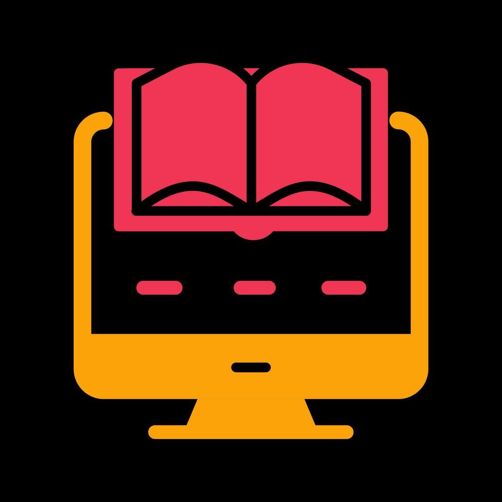 Digital Learning Vector Icon