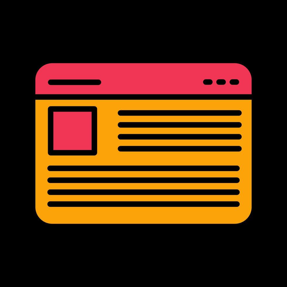 Blogging Services Vector Icon