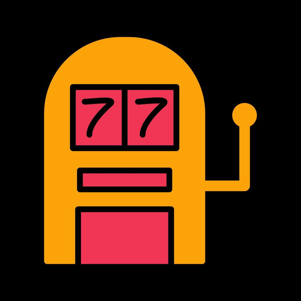 Slot Machine Vector Icon