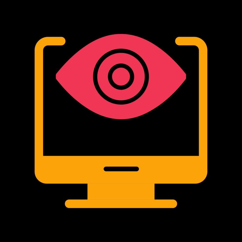 icono de vector de ojo