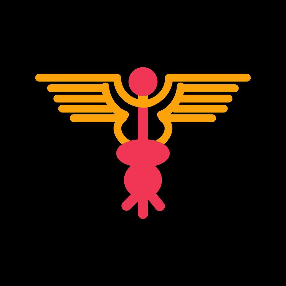 Caduceus Vector Icon