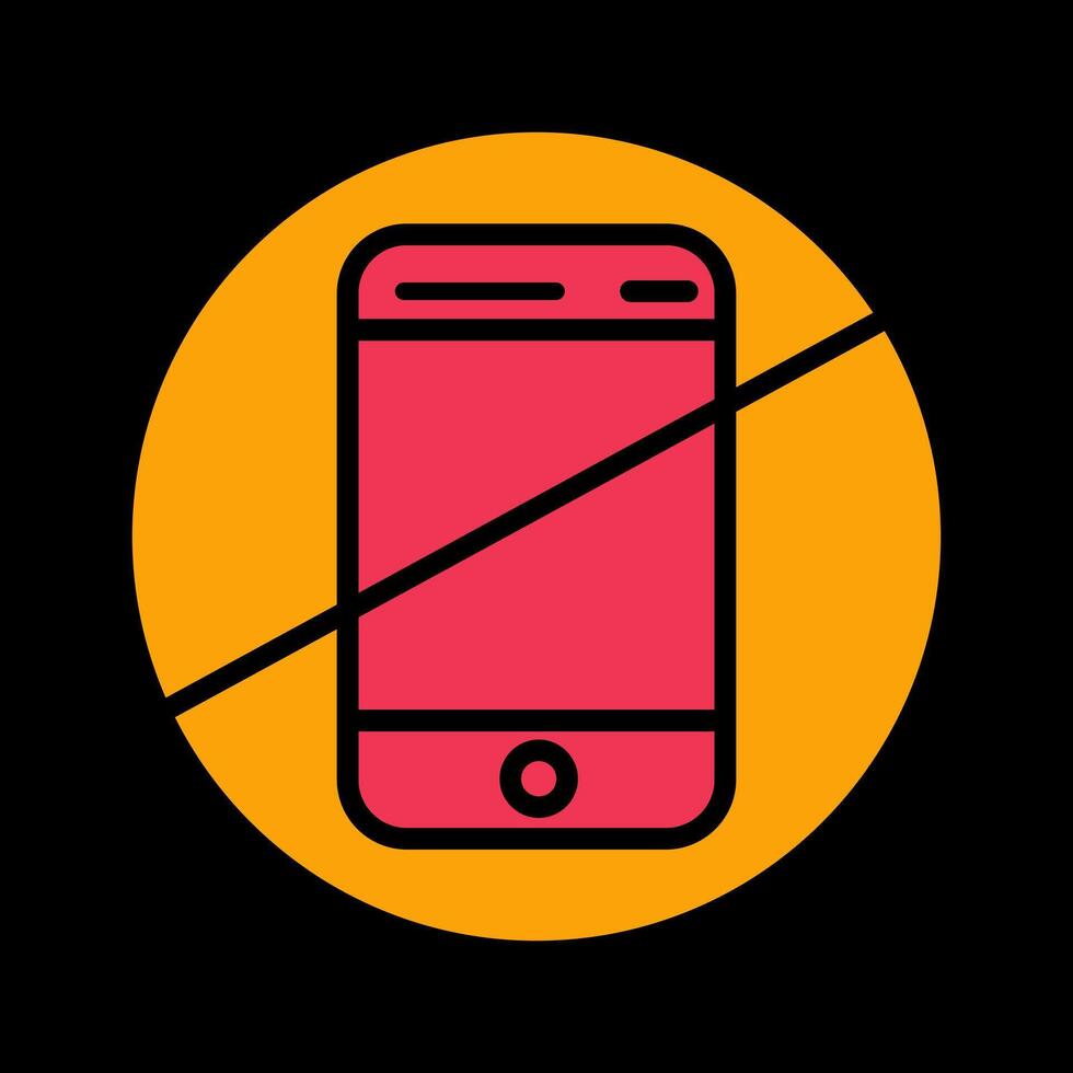 No Cell Phones Vector Icon