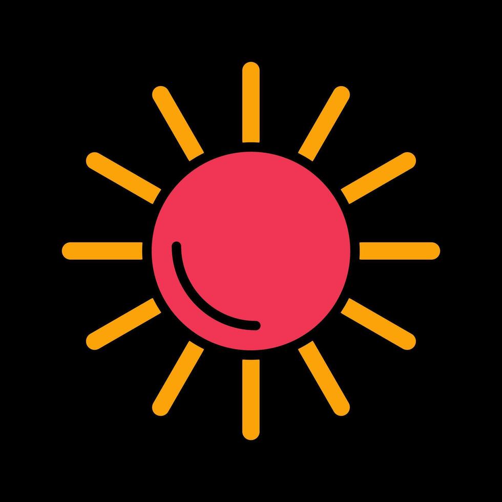 Sun II Vector Icon