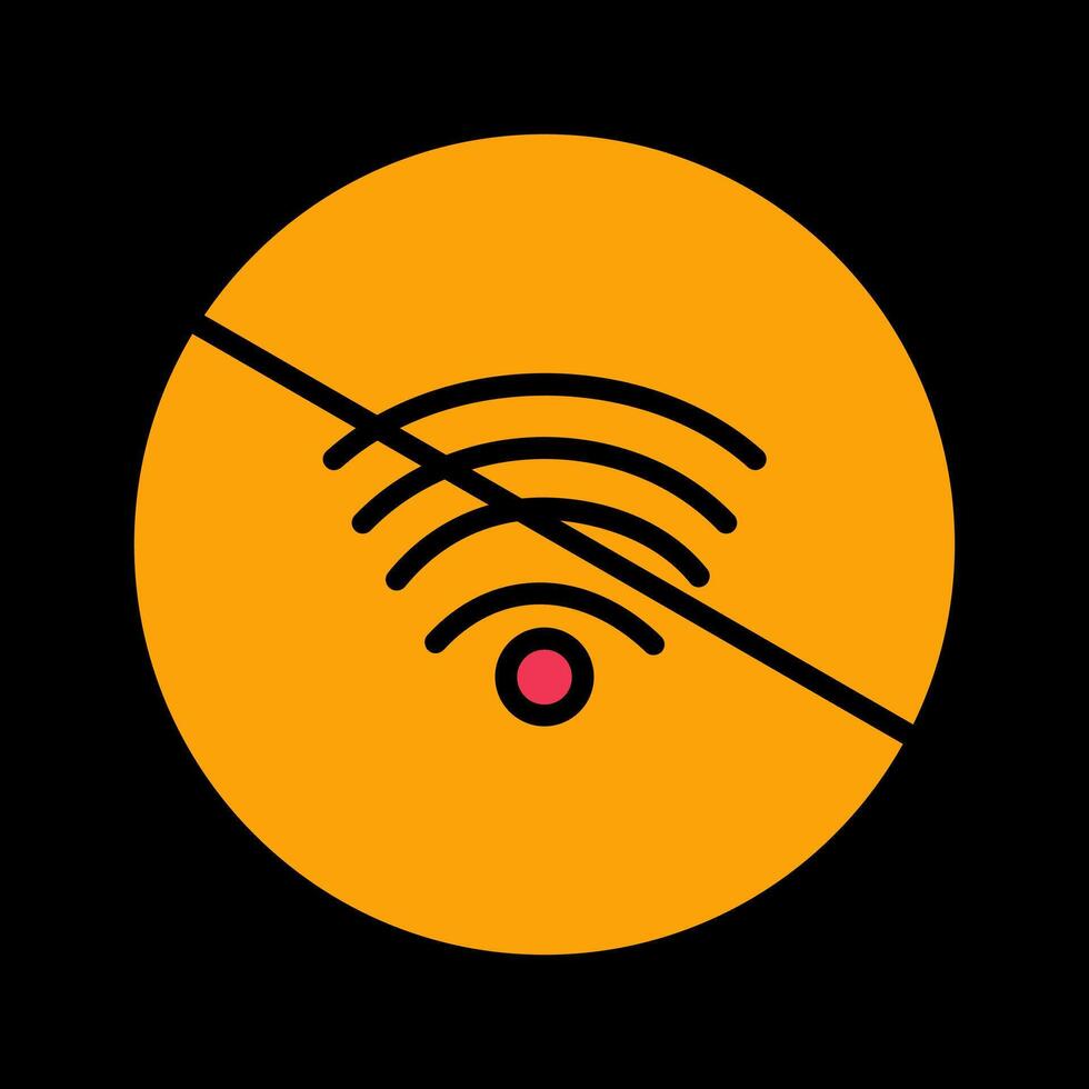 No Wifi Vector Icon