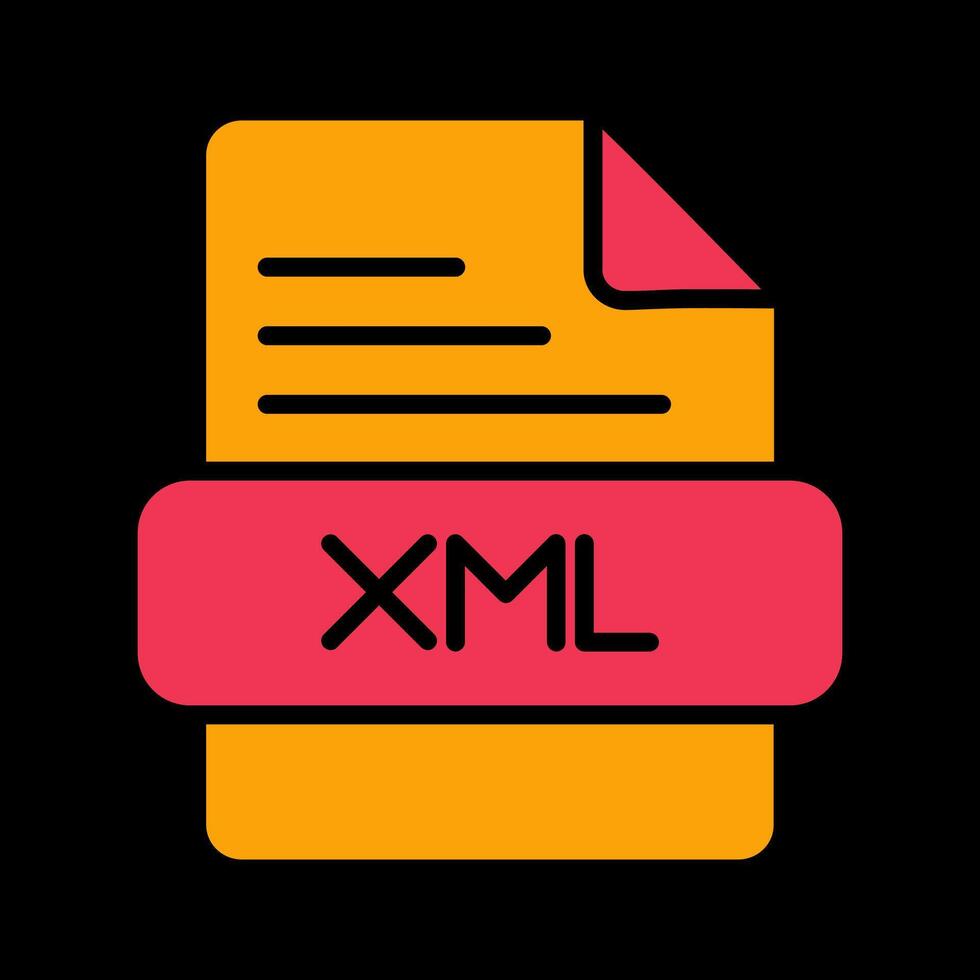 XML Vector Icon