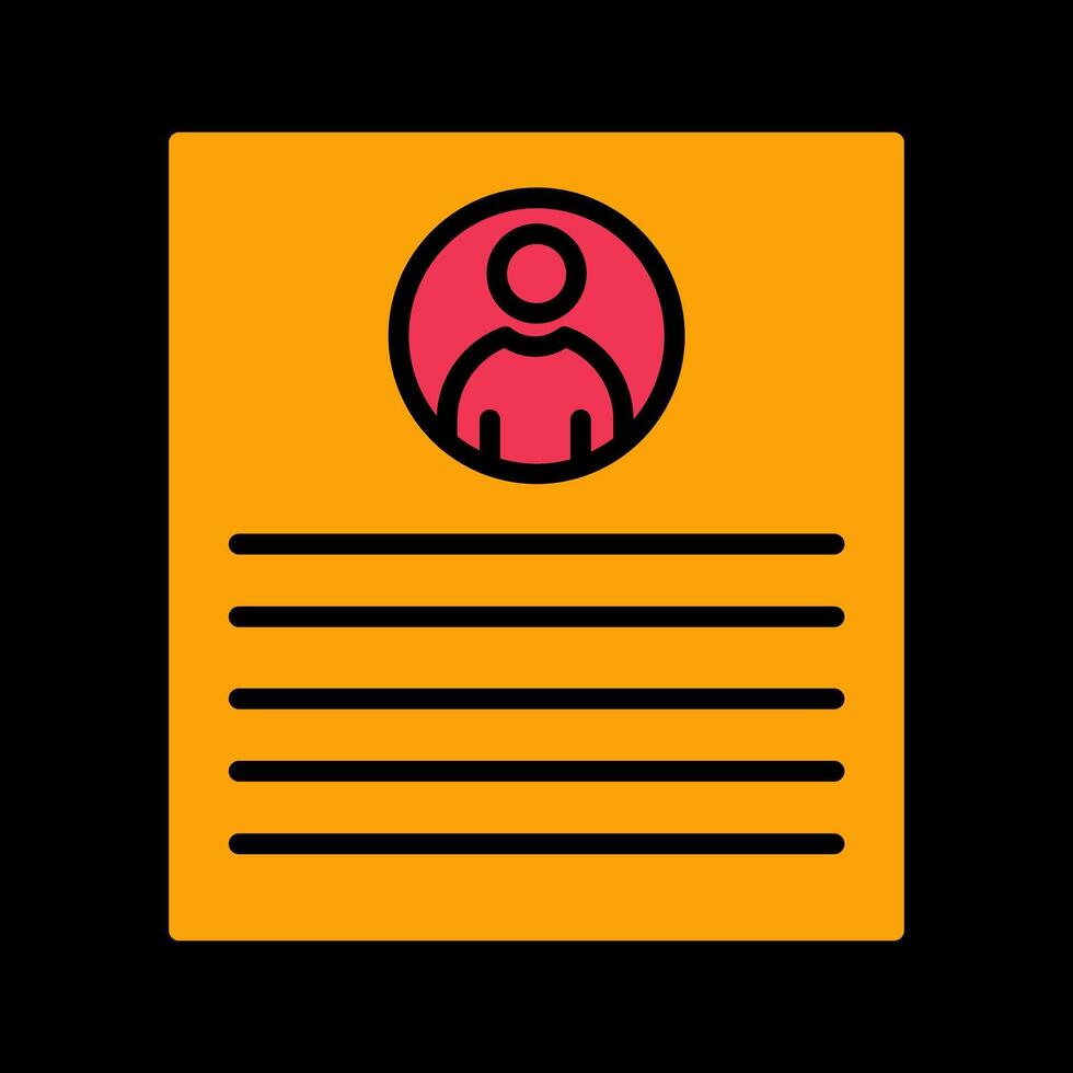 Client Profile Vector Icon