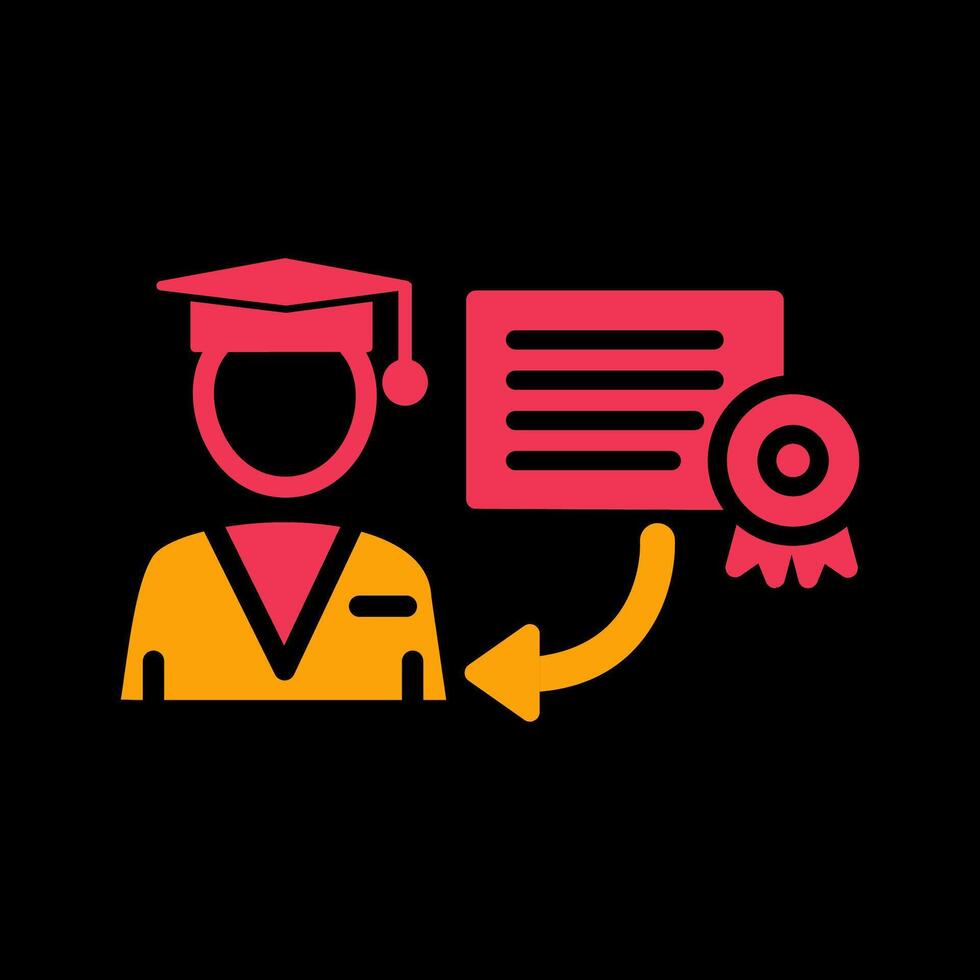 Receiving Degree Vector Icon
