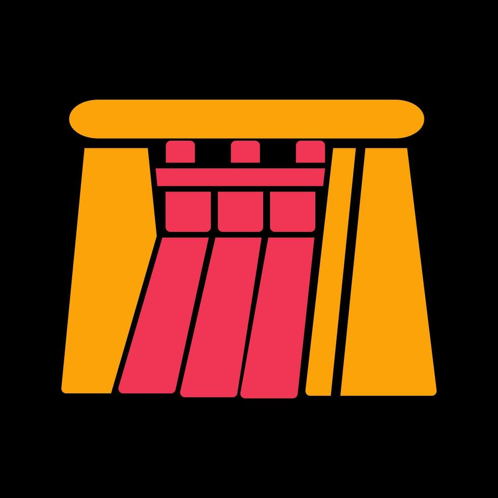Water Dam Vector Icon