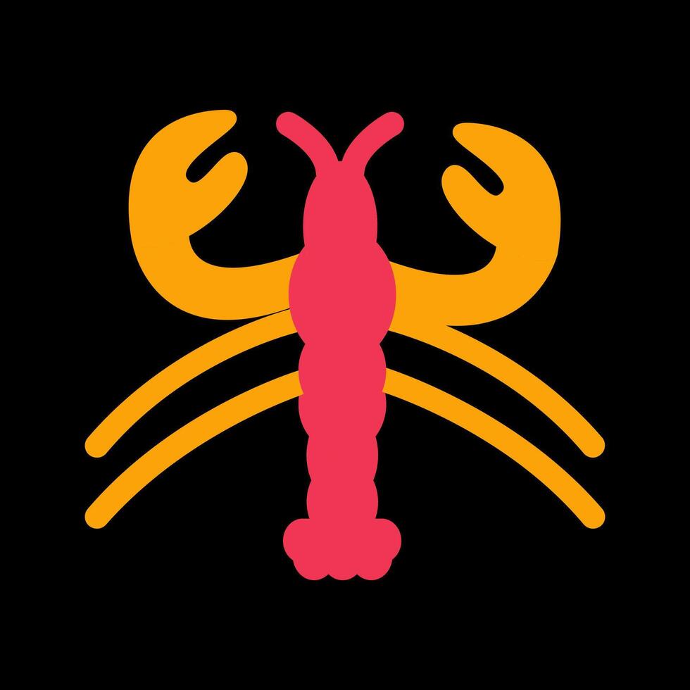 Lobster Vector Icon