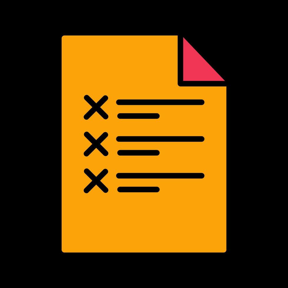 Business Note Vector Icon