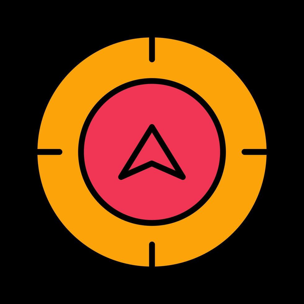 Directional Compass Vector Icon