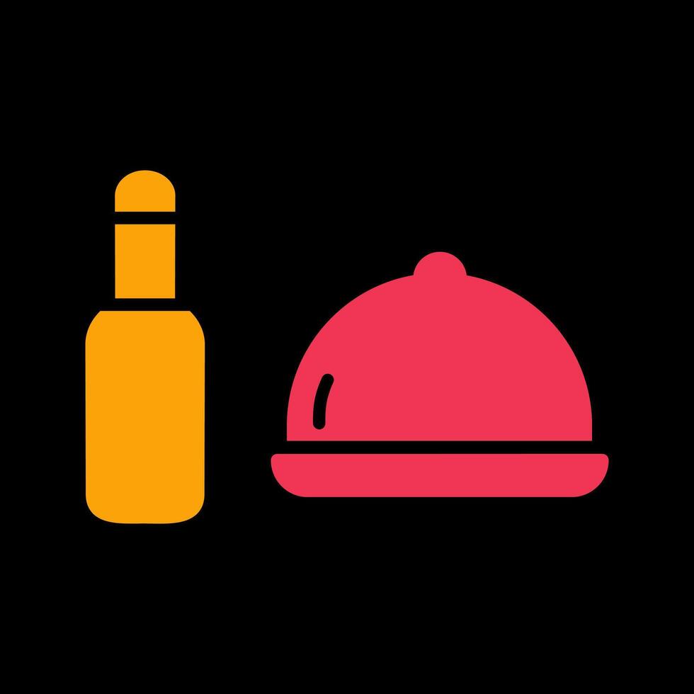 Food and Beer Vector Icon