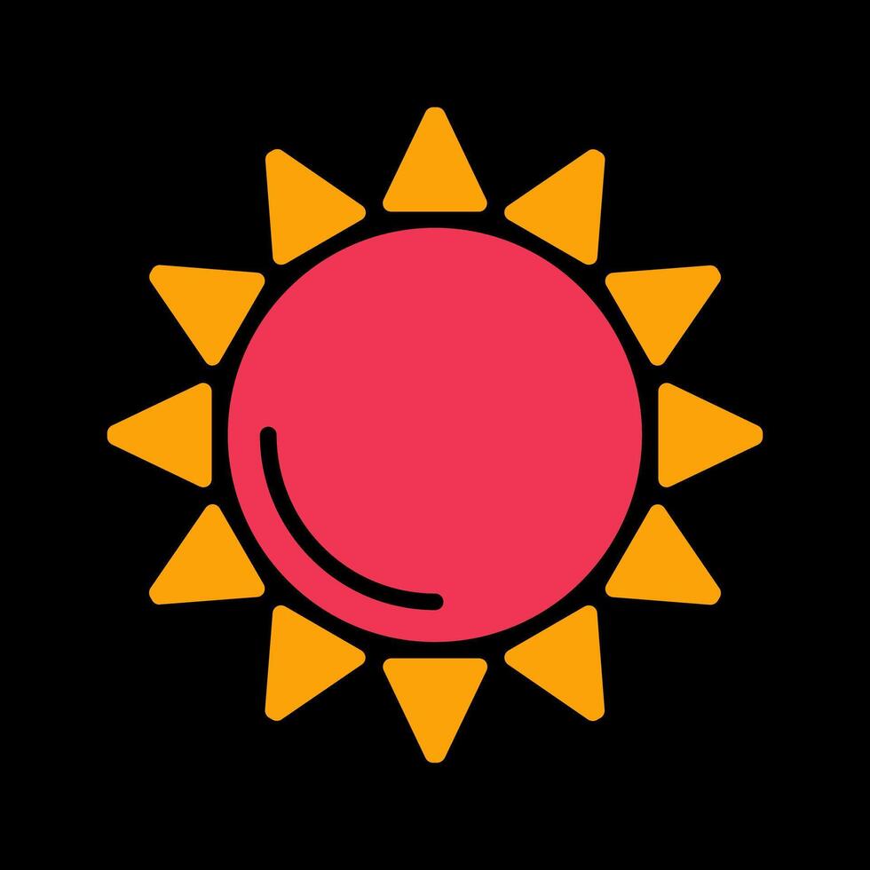 Sun Vector Icon