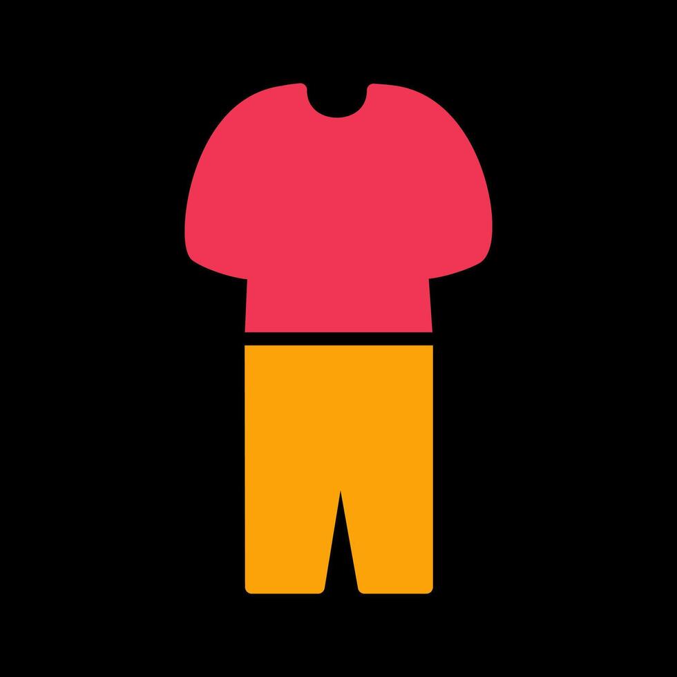 Pyjamas Suit Vector Icon