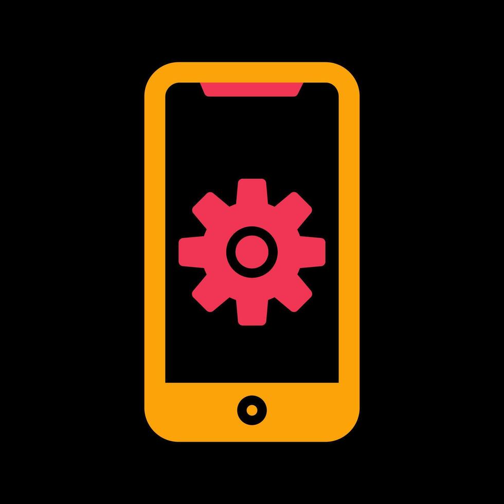 Mobile App Developing Vector Icon