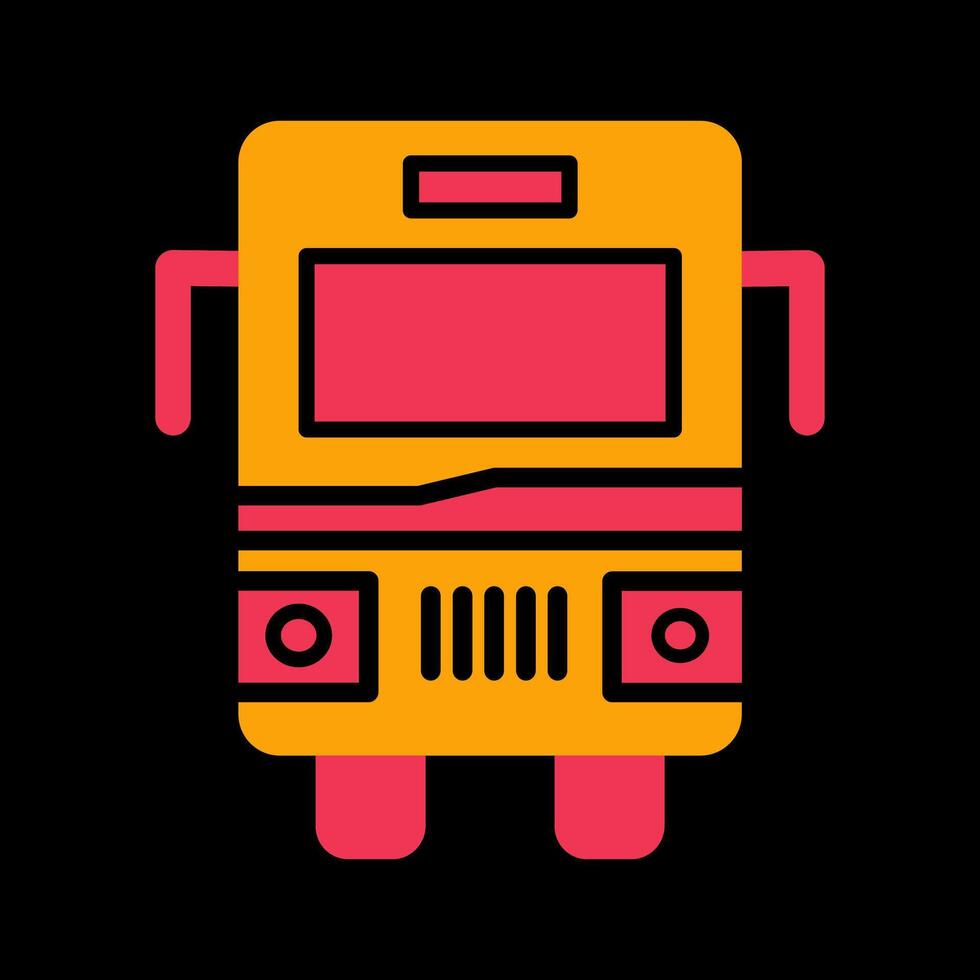 icono de vector de bus