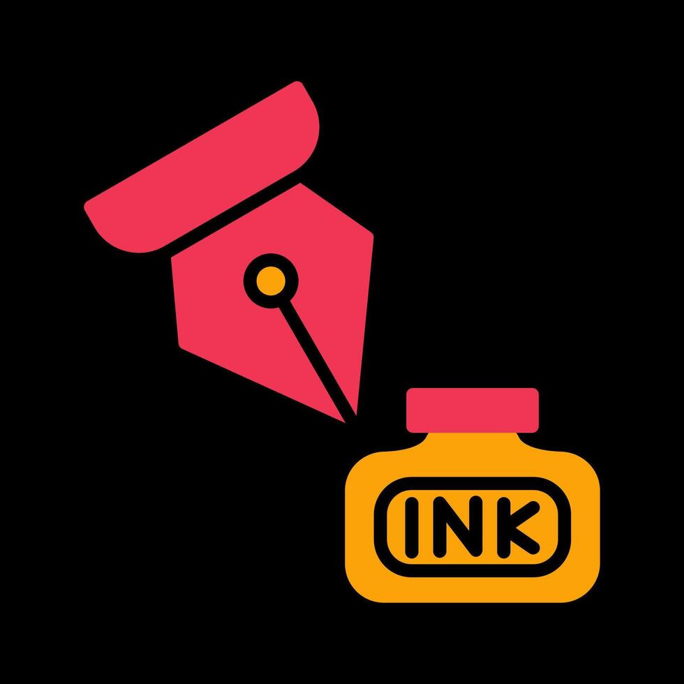 Ink and Pen Vector Icon