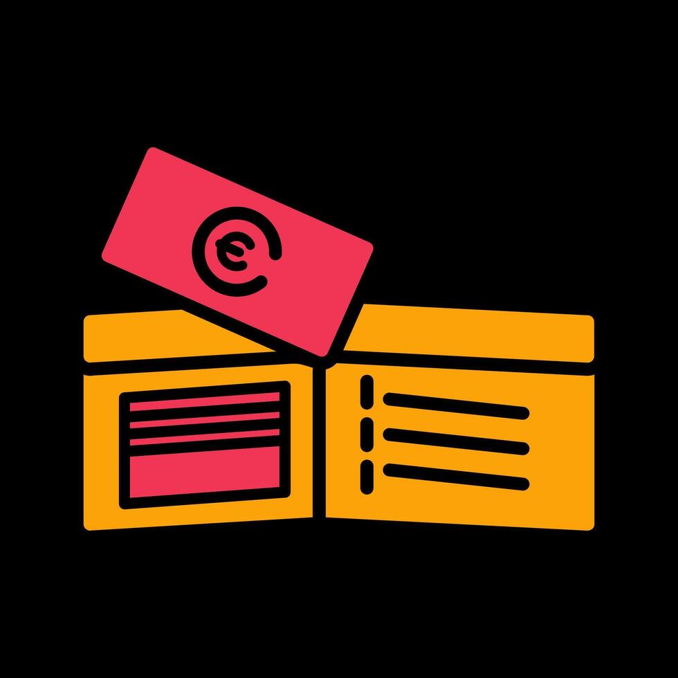 Money in Wallet Vector Icon