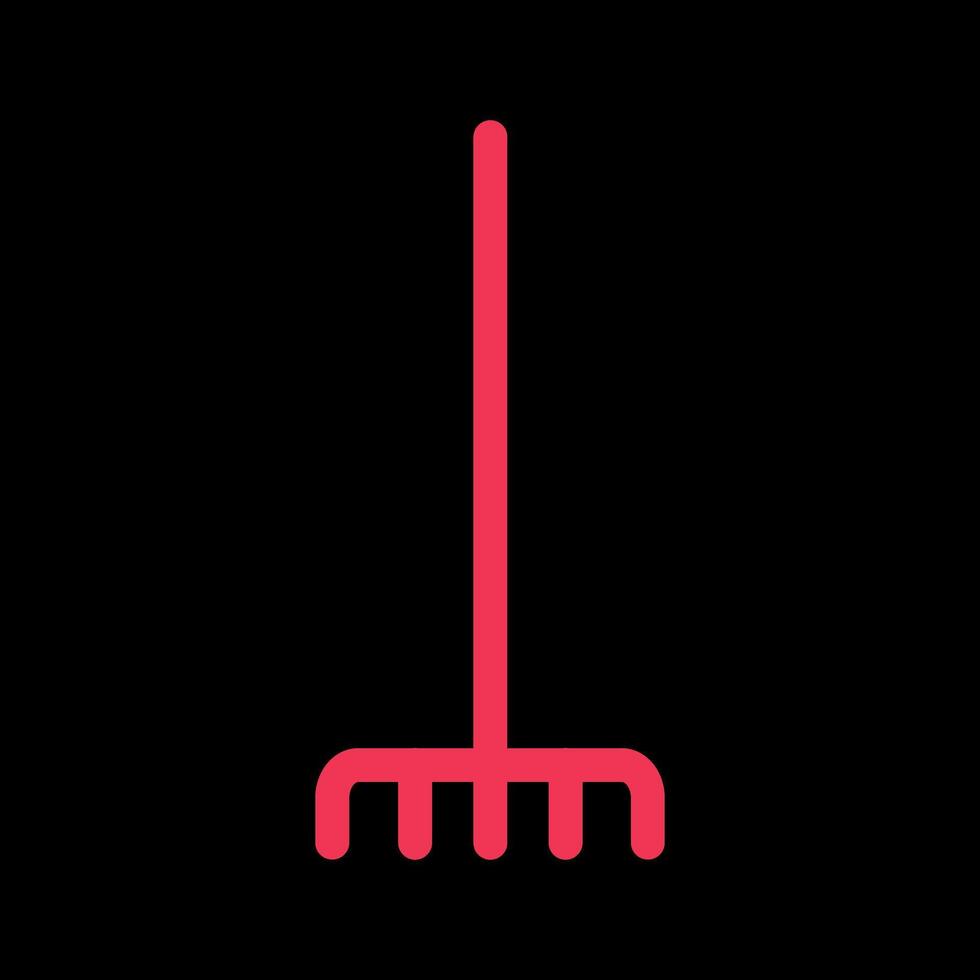 Fork picking leaves Vector Icon