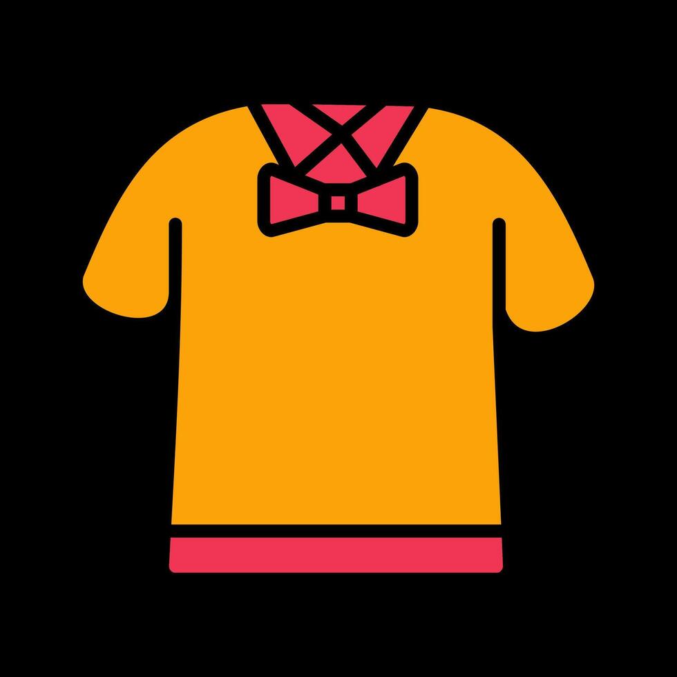 Shirt with Bow Vector Icon