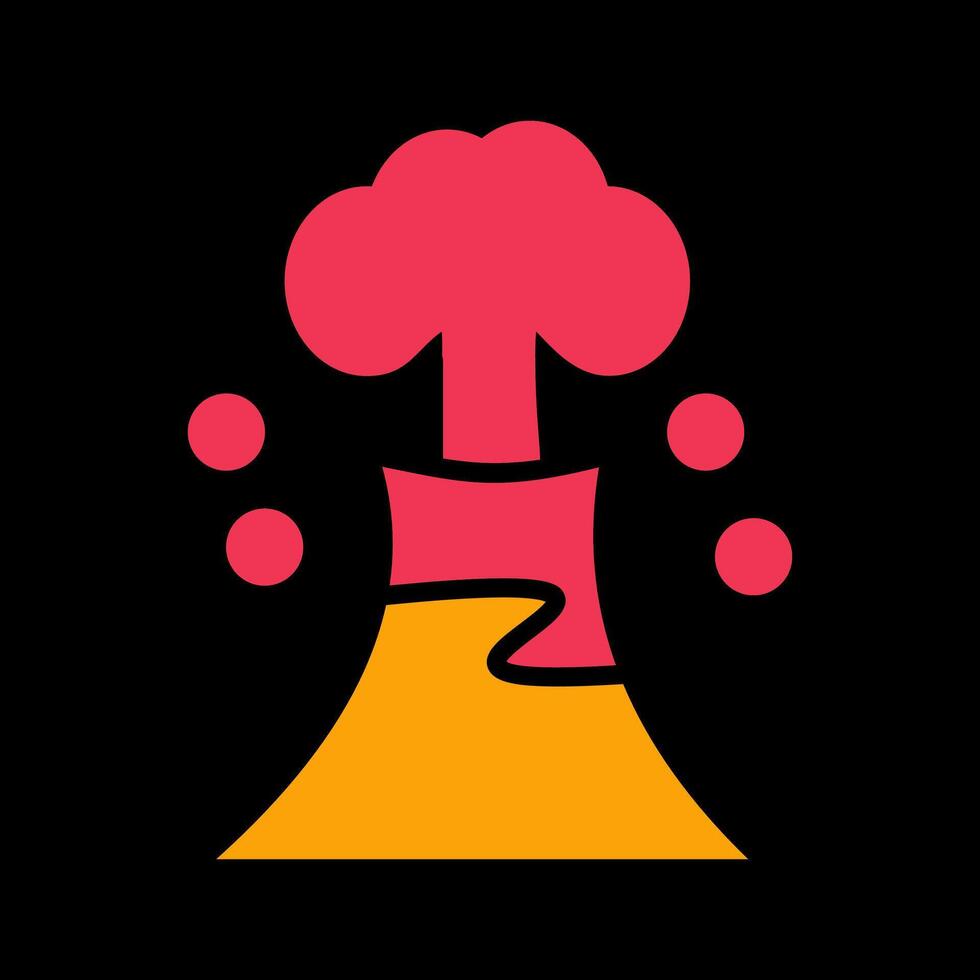 Volcano Vector Icon