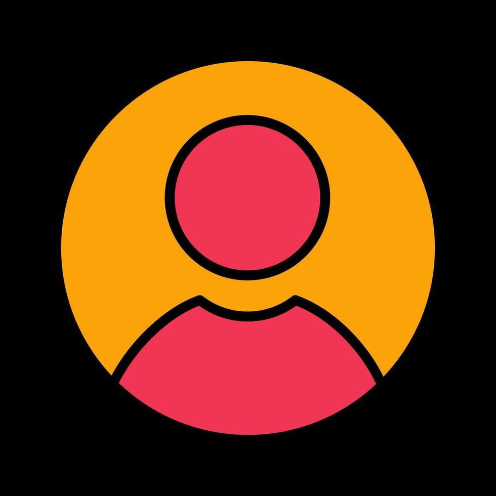 Male Profile Vector Icon