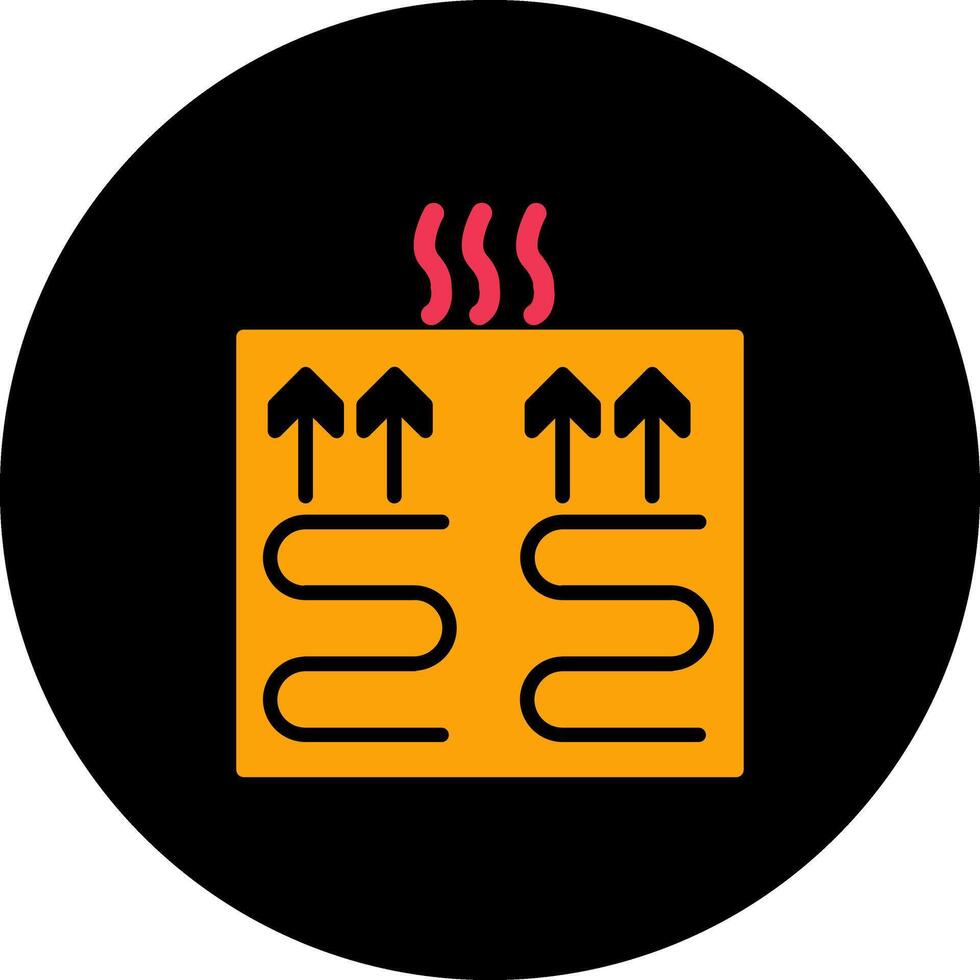 Underfloor Heating Vector Icon