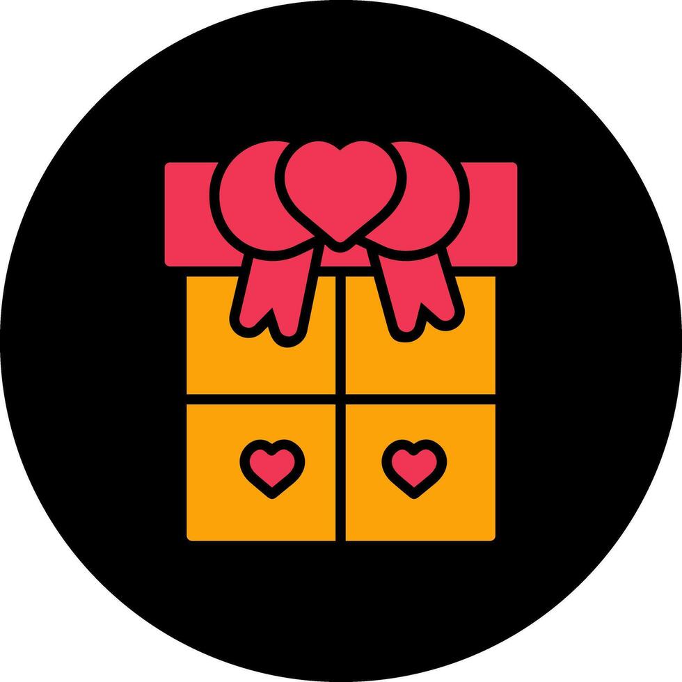 icono de vector de regalo especial