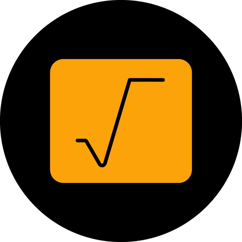 Square Root Vector Icon