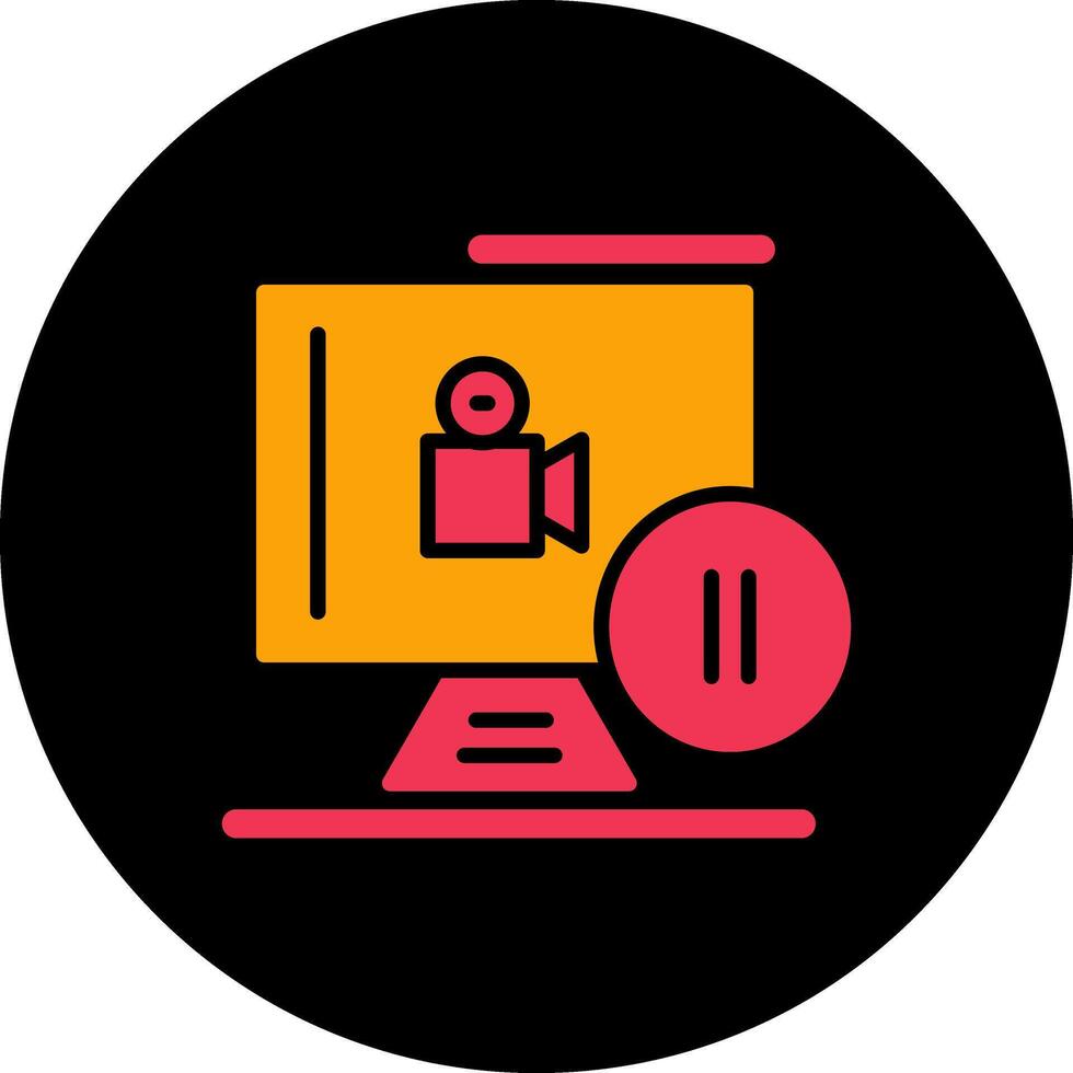 Pause Button Vector Icon