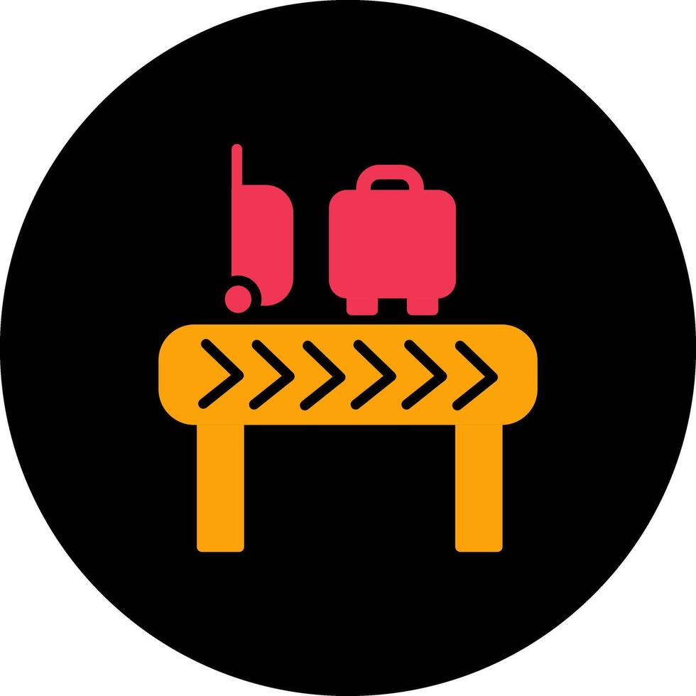 Luggage Carousel Vector Icon