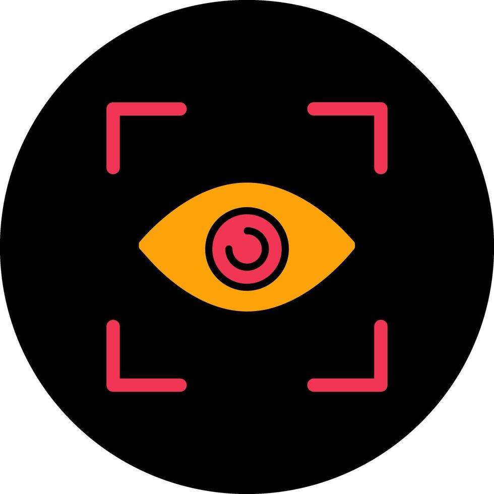 icono de vector de ojo