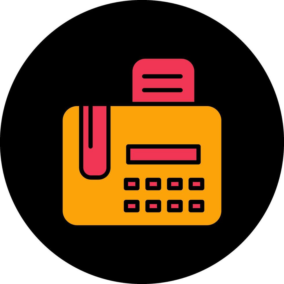 Fax Machine Vector Icon