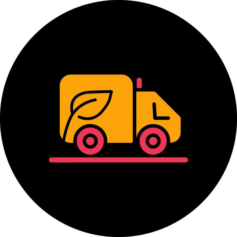 Eco friendly Truck Vector Icon