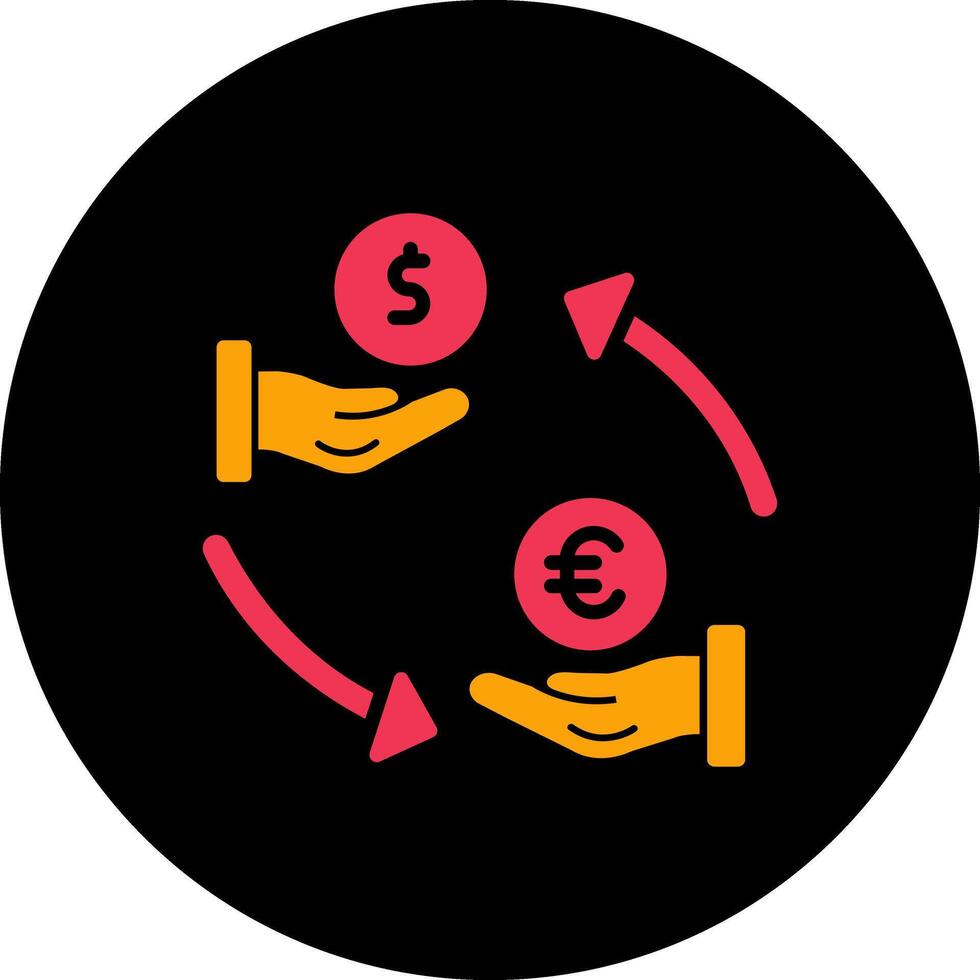 Dollar to Euro Vector Icon