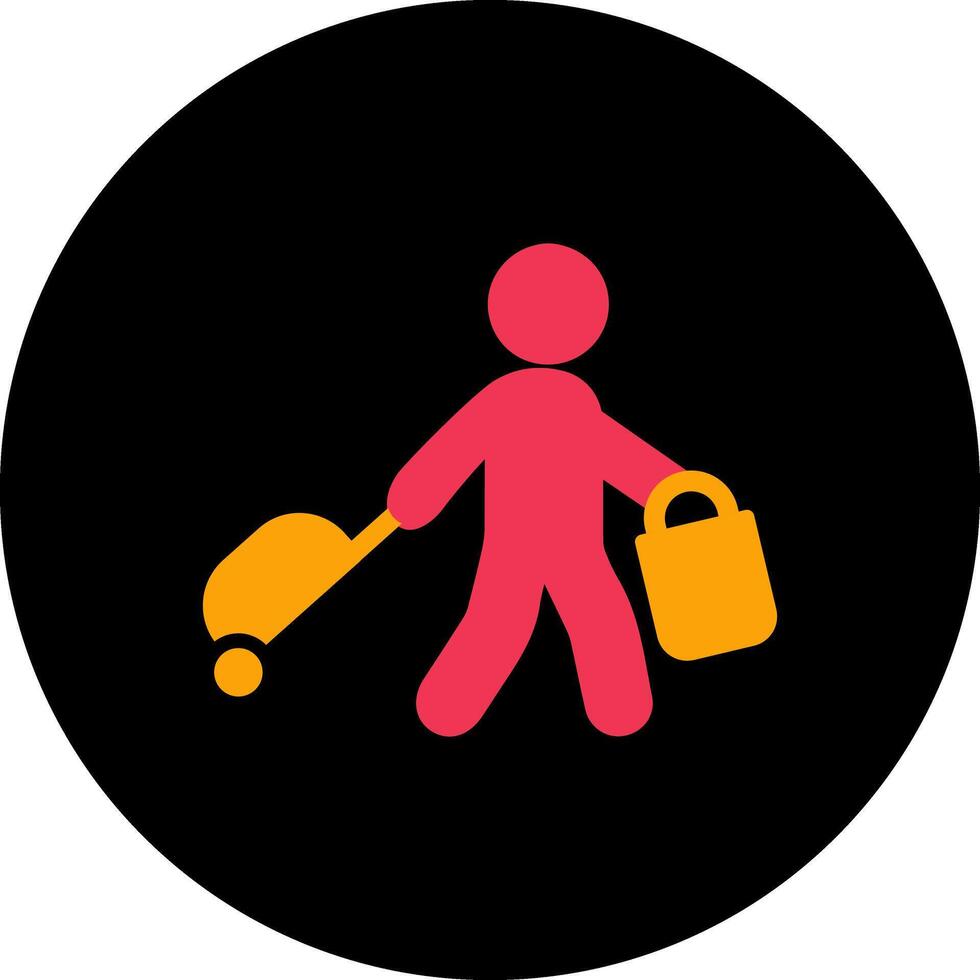 Carrying Bag Vector Icon