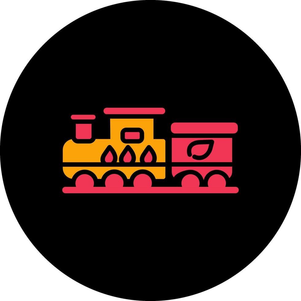 Ecology Train Vector Icon